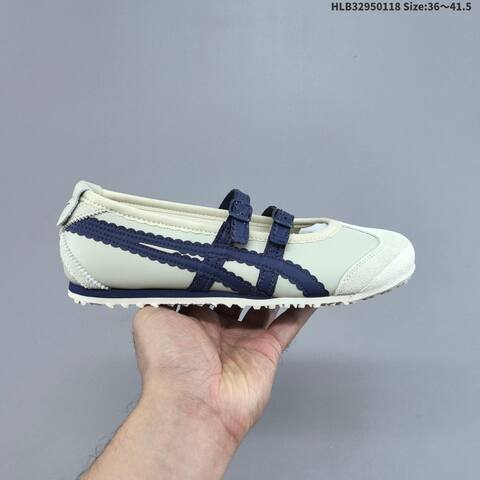 Onitsuka Tiger MEXICO 66 TGRS 1182 A678 200 Cream Off White Navy Blue EU 36 To 41 5 Sneaker Casual Sneakers - Unisex (BS-69057)