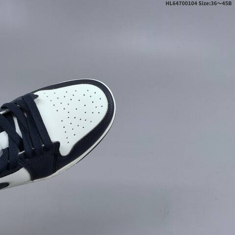 Nike Air Jordan 1 Retro Low OG White Navy Light Blue EU 36-45 Casual - Unisex (BS-67069)