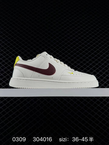 Nike Court Vision Low White Black White Olive Green White Burgundy White Leopard Print EU 36-45 Casual - Unisex (BS-72721)