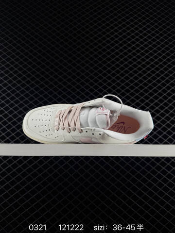 Nike Air Force 1 07 Low White Pale Pink Light Blue With Brown Outsole EU 36-45 Lifestyle - Unisex (BS-72544)