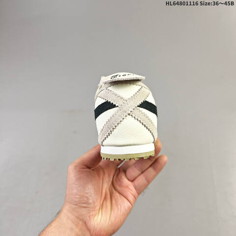 Onitsuka Tiger MEXICO 66 Cream White Black Beige EU 36-45 Sneaker Casual Sneakers - Unisex (BS-69285)