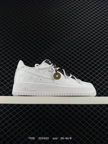 Nike Air Force 1 07 White Black EU 36-45 Lifestyle - Unisex (BS-74293)