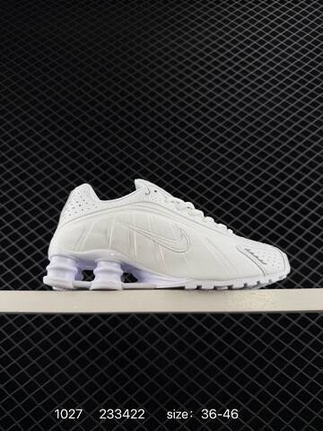 Nike Shox R4 White Pale Lavender 36-46 Running - Unisex (BS-74538)