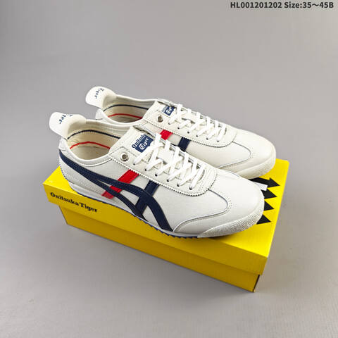 Onitsuka Tiger Mexico 66 White Navy Red EU 35-45 Sneaker Casual Sneakers - Unisex (BS-69190)
