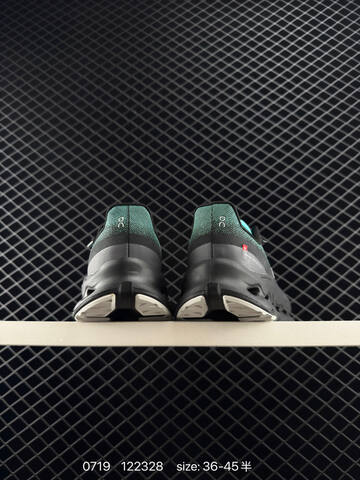 On Cloudtilt Black Turquoise White EU 36-45 Running Shoe Running Sneakers - Unisex (BS-85526)