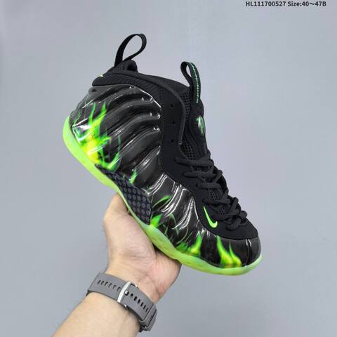 Nike Air Foamposite One ParaNorman Black Neon Green EU 40-47 Basketball Shoe - Men s BS-60080
