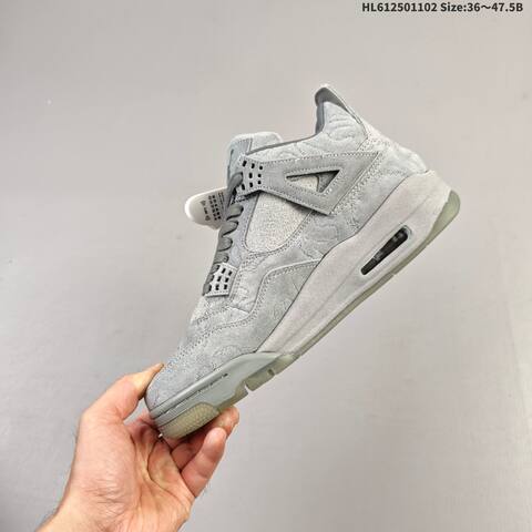 Jordan Air Jordan 4 Retro Grey EU 36-47 5 Basketball - Unisex (BS-63938)
