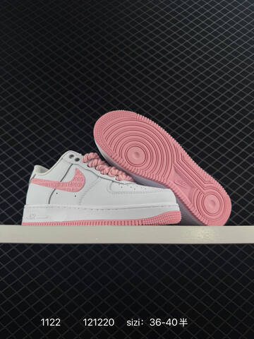 Nike Air Force 1 07 White Pink EU 36-40 5 Lifestyle - Unisex (BS-74057)