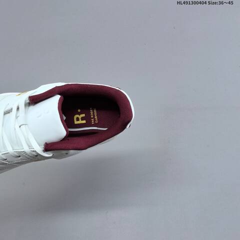 On The Roger Centre Court White Burgundy Gold EU 36-45 Sneaker Casual Sneakers - Unisex (BS-69642)