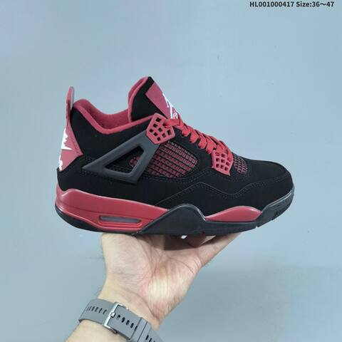 Jordan Air Jordan 4 Black Pink EU 36-47 Basketball - Unisex BS-66155