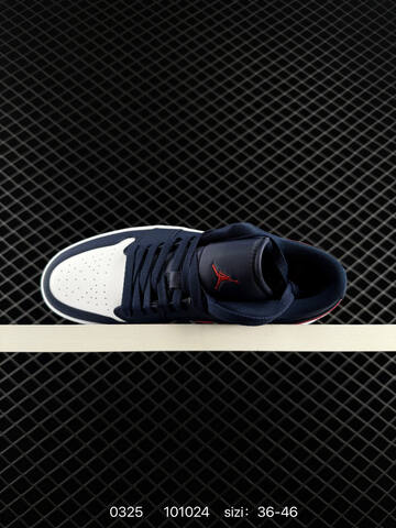Jordan Air Jordan 1 Low White Light Grey Navy Blue EU 36-46 Sneaker - Unisex (BS-79602)