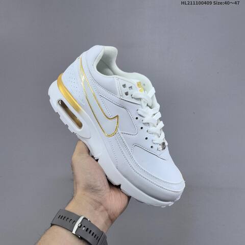 Nike Air Max BW White Metallic Gold EU 40-47 Running Shoe - Men s BS-60858