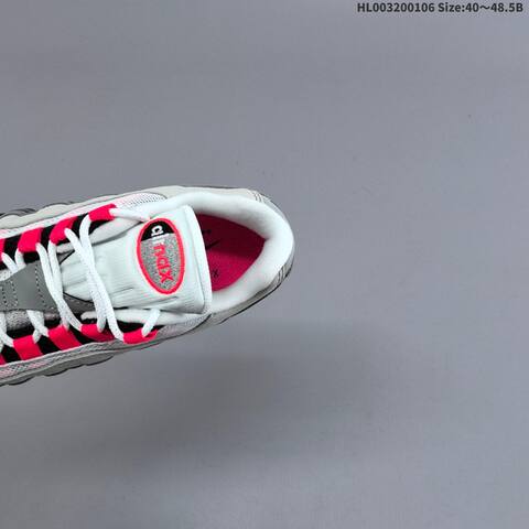Nike Air Max 95 White Grey Black Red EU 40-48 5 Running Shoe - Men s BS-62202