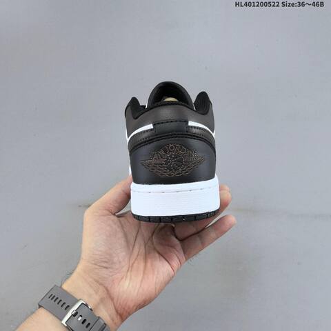 Nike Air Jordan 1 Low Black White EU 36-46 Casual - Unisex (BS-65905)