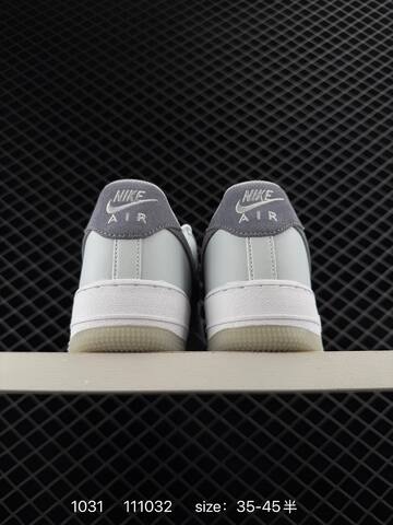 Nike Air Force 1 07 Light Grey White 35-45 5 Lifestyle - Unisex (BS-74455)