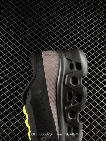 On Running Cloudmonster 2 Black Grey Neon Yellow EU 36-45 Running Shoe Running Sneakers - Unisex (BS-85219)