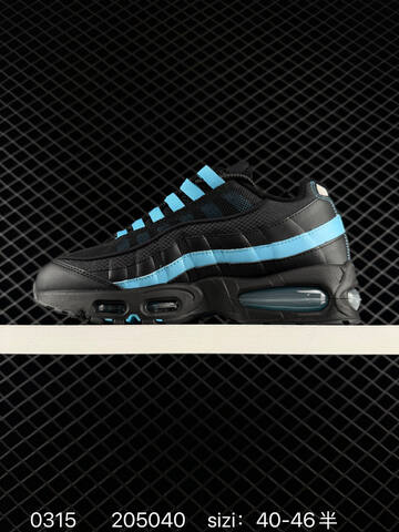 Nike Air Max 95 Black Blue 40-46 Lifestyle - Men's (BS-72637)