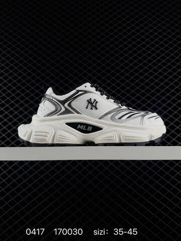 MLB NY Chunky Runner White Black EU 35-45 Sneaker Casual Sneakers - Unisex