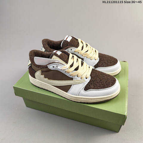 Nike Air Jordan 1 Low White Cream With Red Blue Green And Gray Accent Variants EU 36-45 Casual - Unisex (BS-63693)