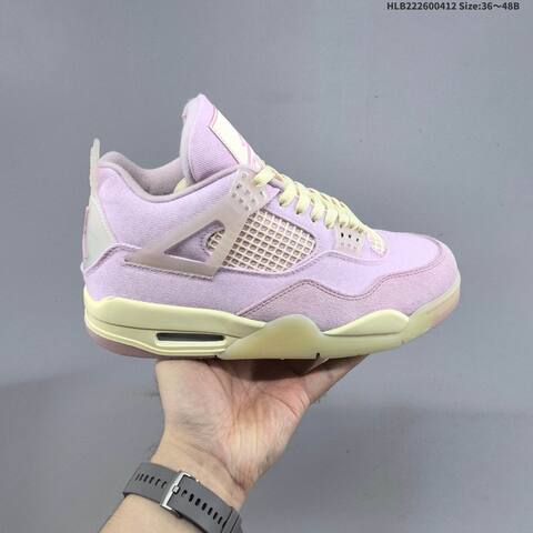 Jordan Air Jordan 4 Retro Light Pink Cream EU 36-48 Basketball - Unisex (BS-66219)