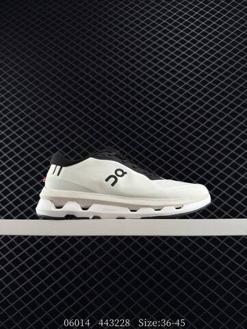 On Cloudnova White Black Light Grey EU 36-45 Running Shoe Running Sneakers - Unisex (BS-85558)