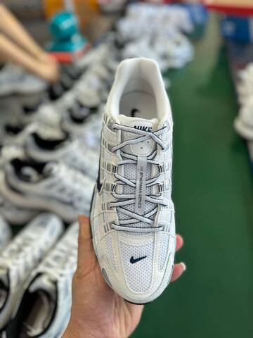 Nike P-6000 White Cream Black EU 41 Running - Men's (BS-86966)