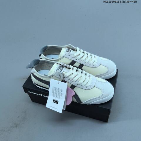 Onitsuka Tiger Mexico 66 Cream White Dark Gray EU 36-45 Sneaker Casual Sneakers - Unisex (BS-68824)