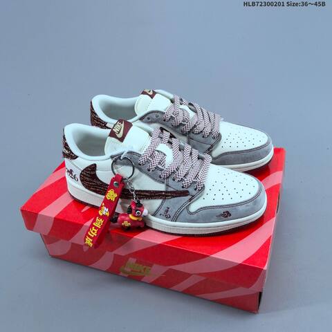 Nike Air Jordan 1 x Travis Scott AIR JORDAN DIY Lifestyle BS-66730