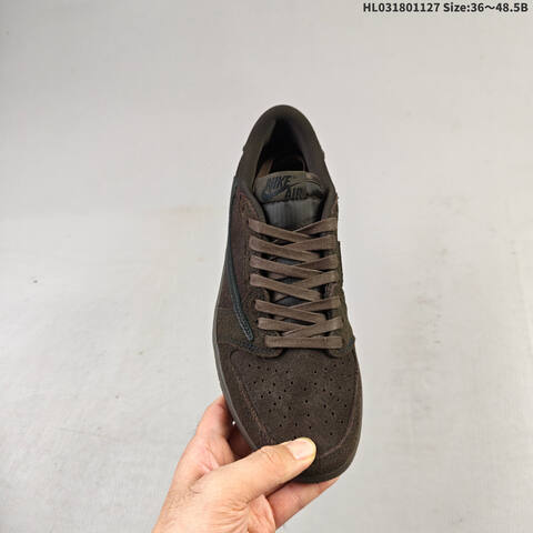 Jordan Air Jordan 1 Low OG SP Travis Scott Dark Brown Black EU 36-48 5 Casual - Unisex (BS-63016)