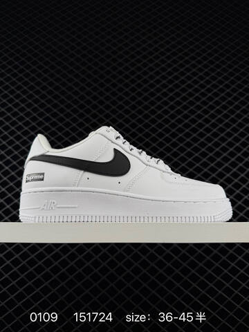 Nike Air Force 1 07 Low White Black EU 36-45 5 Lifestyle - Unisex (BS-73221)