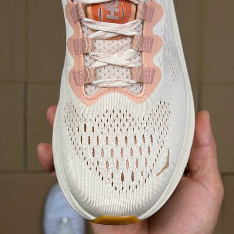 HOKA Kawana 2 Cream Light Peach Off White Running Shoe Running Sneakers (BS-86918)