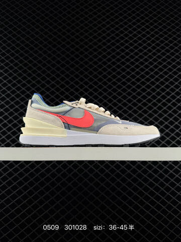 Nike Waffle One Beige Red White Blue Black EU 36-45 Lifestyle - Unisex (BS-71575)
