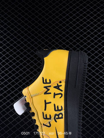 Nike Air Force 1 07 Low GX Yellow Black EU 36-45 Lifestyle - Unisex (BS-71750)