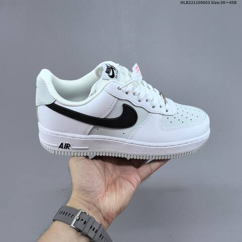 Nike Air Force 1 07 Low Dark Blue Light Blue White Gum EU 36-45 Sneaker - Unisex BS-59981