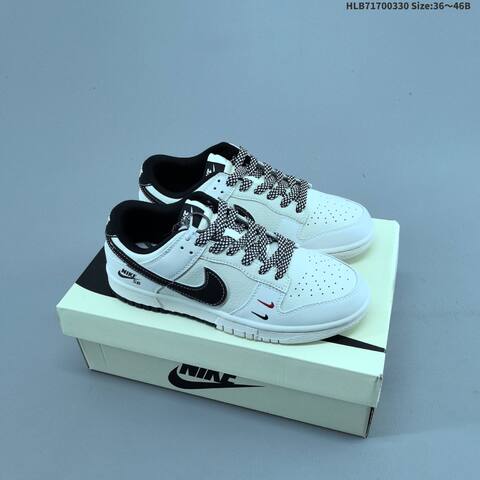 Nike Dunk SB Low Off White Dark Green White Black Red EU 36-46 Skate Shoe - Unisex BS-61025