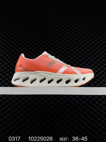 On Cloudsurfer Black Pink Orange White EU 36-45 Running Shoe Running Sneakers - Unisex (BS-85393)