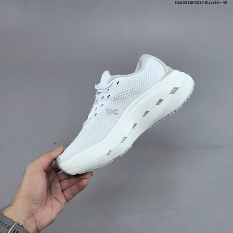 On Cloudrunner 3 Max White Off White Light Gray EU 36-45 Running Shoe Running Sneakers - Unisex (BS-69486)