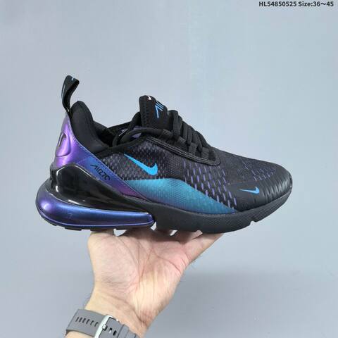 Nike Air Max 270 Black Red White Purple Blue EU 36-45 Running Shoe - Unisex BS-60151