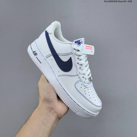 Nike Air Force 1 Low White Navy Blue EU 36-45 Sneaker - Unisex BS-61424