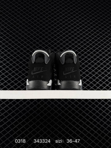Jordan Air Jordan 6 Retro Black Metallic Silver EU 36-47 Basketball Shoe - Unisex BS-79648