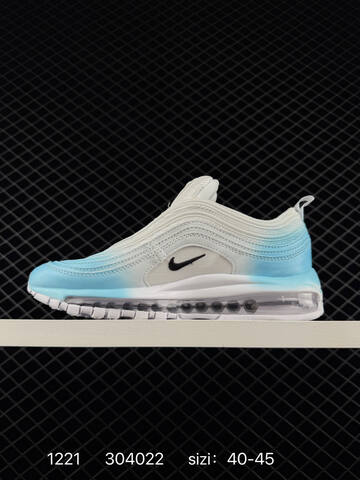 Nike Air Max 97 SE White Light Blue Black EU 40-45 Lifestyle - Men's (BS-73563)