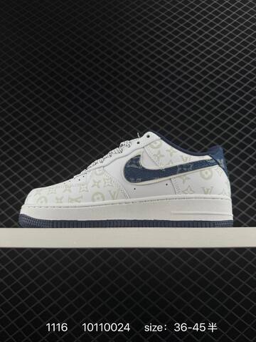 Nike Air Force 1 07 White Navy EU 36-45 5 Lifestyle - Unisex (BS-74175)