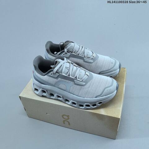 On Cloudmonster Void Light Grey Dark Grey EU 36-45 Running Shoe Running Sneakers - Unisex (BS-69657)