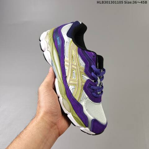 ASICS GEL NYC Grey Black Pink Blue Cream EU 36-45 Running Shoe Running Sneakers - Unisex (BS-69321)