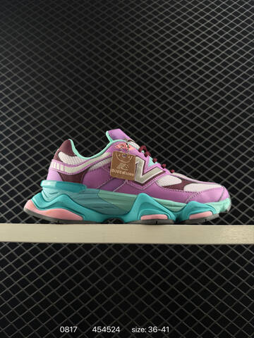 New Balance 9060 Purple Turquoise Pink White Maroon EU 36-41 Sneaker - Unisex (BS-82950)