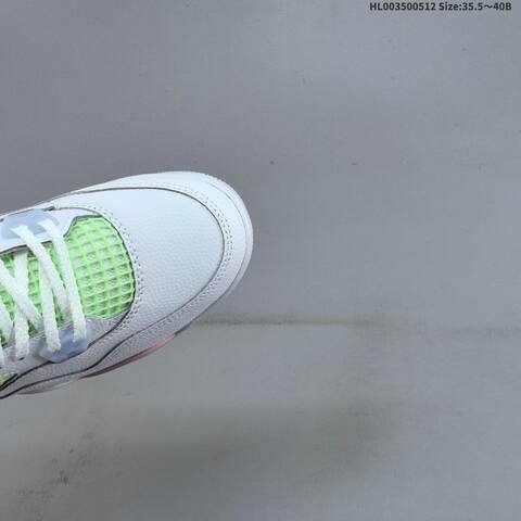 Jordan Air Jordan 4 Retro Valentine s Day White Pink Volt Green EU 35 5-40 Basketball - Unisex (BS-65991)