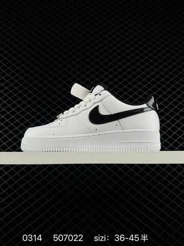 Nike Air Force 1 07 Low White Black 36-45 5 Lifestyle - Unisex (BS-72646)