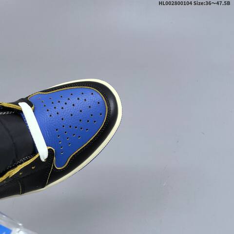 Air Jordan Air Jordan 1 Retro High OG Black Royal Blue Cream 36 47 5 Basketball - Unisex (BS-67118)