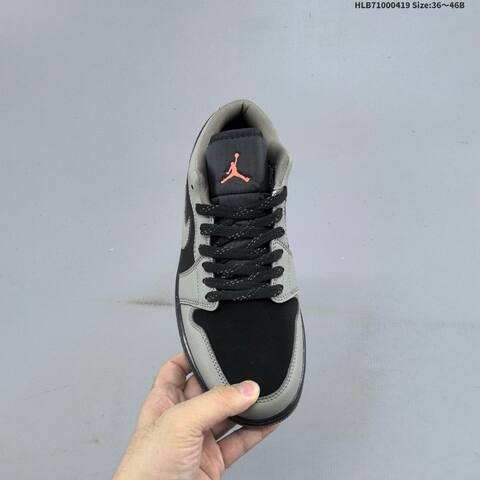 Jordan Air Jordan 1 Low Black Grey EU 36-46 Basketball - Unisex (BS-66126)