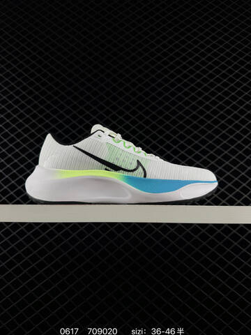 Nike Zoom Fly 5 White Neon Green Black Blue EU 36-46 Running Shoe - Unisex (BS-70697)